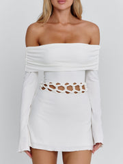 Sylvaine Mini Dress White