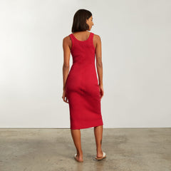 The ’90S Rib Dress | Goji Berry