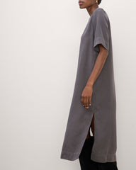 The Relaxed T-Shirt Dress In Buttersoft | Graphite