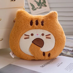 1PC Kawaii Biscuit Cat Plush