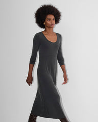 The Maddie Dress In Butterknit | Black