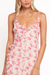 Charli Maxi Dress - Pink Floral